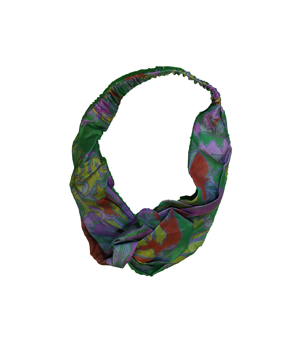 Sari silk hair hand