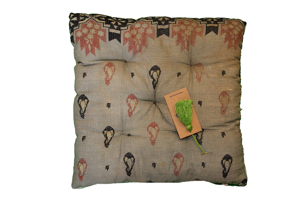 Kantha vintage chair pad 40*40 cm cotton