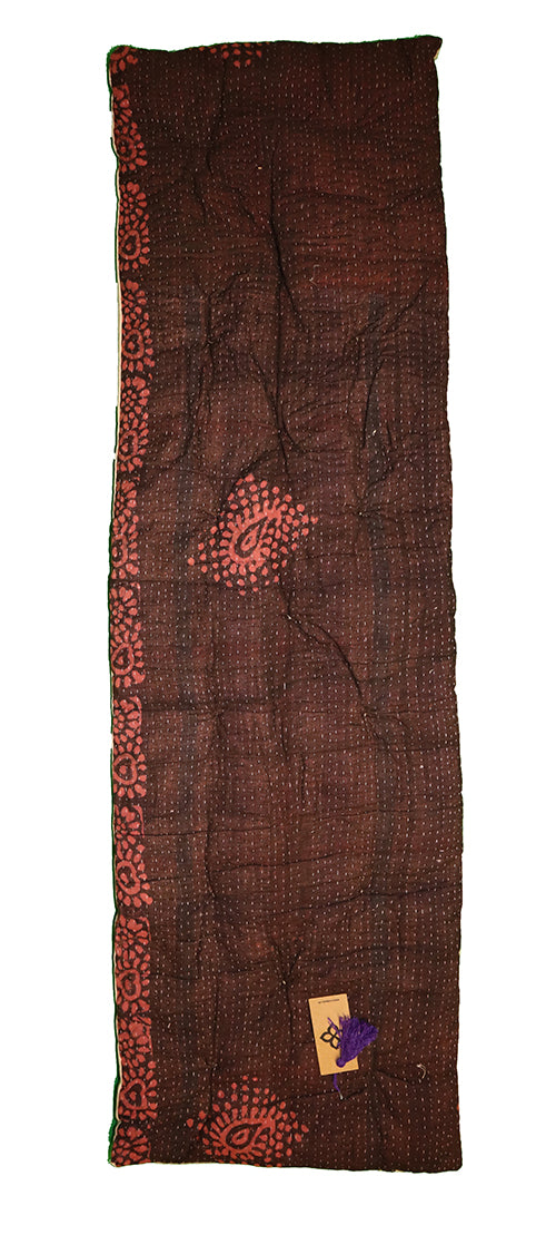 Kantha vintage bænkhynde 45*150 cm bomuld