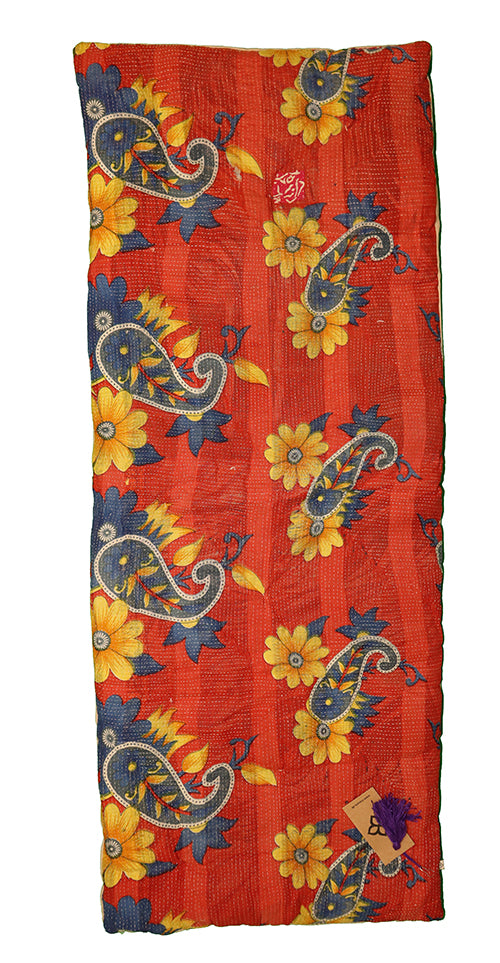 Kantha vintage bænkhynde 45*120 cm bomuld