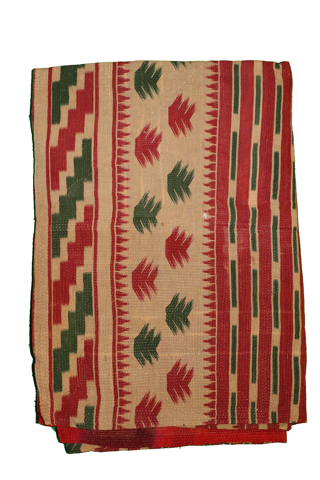 Kantha vintage throw approx 140x210 cm, cotton