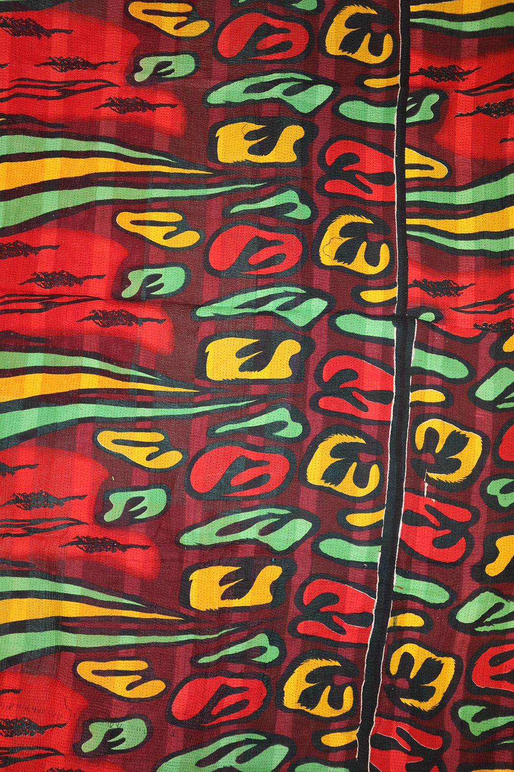 Kantha vintage throw approx 140x210 cm, cotton