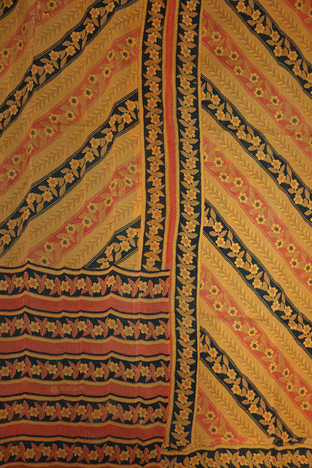 Kantha vintage throw approx 140x210 cm, cotton