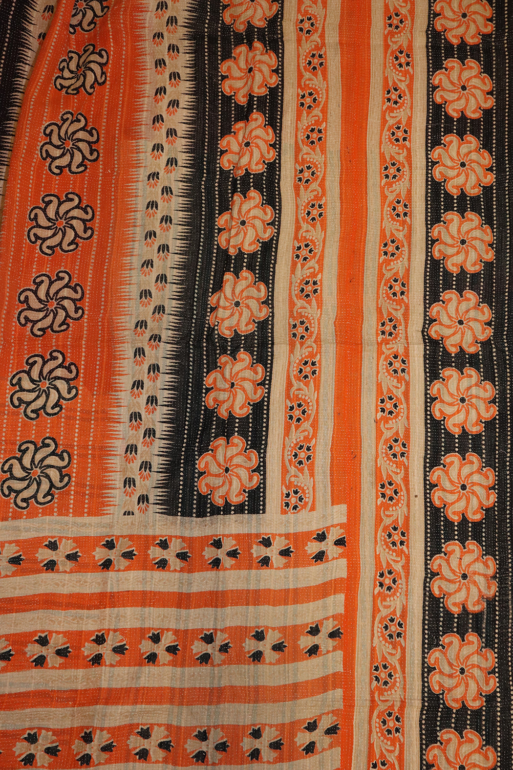 Kantha vintage throw approx 140x210 cm, cotton