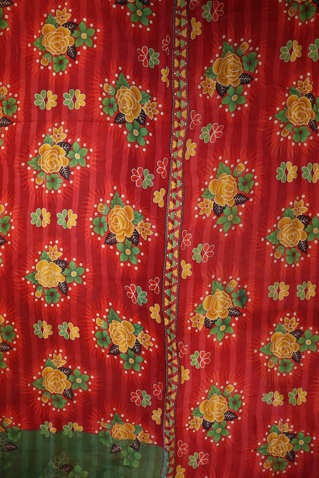 Kantha vintage throw approx 140x210 cm, cotton