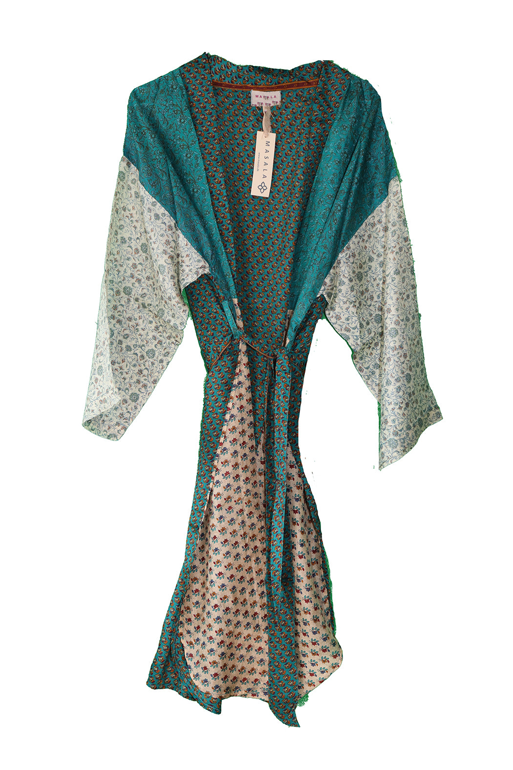 Alma vintage sari silk kimono