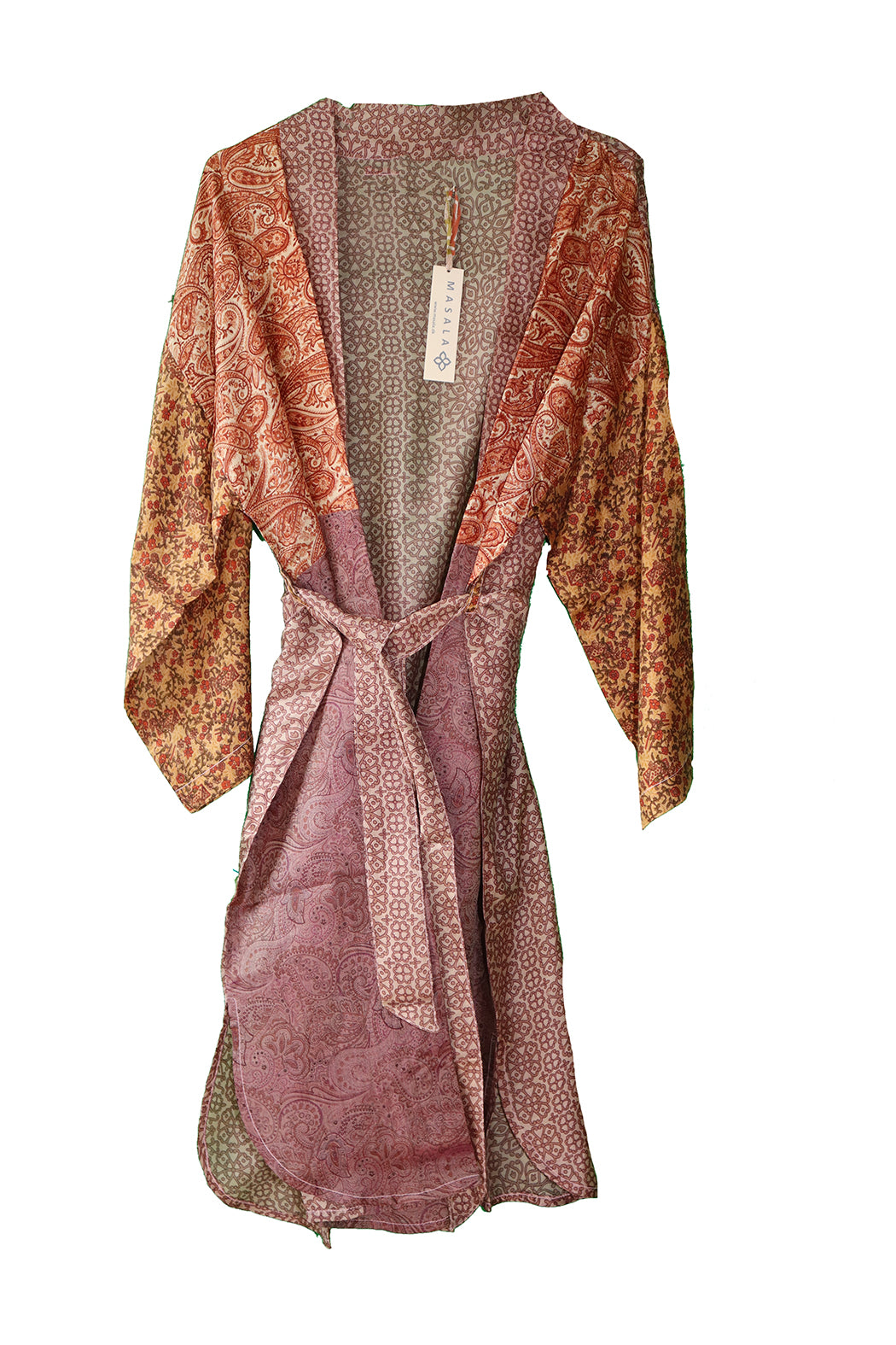 Recycled vintage sari Alma silke kimono