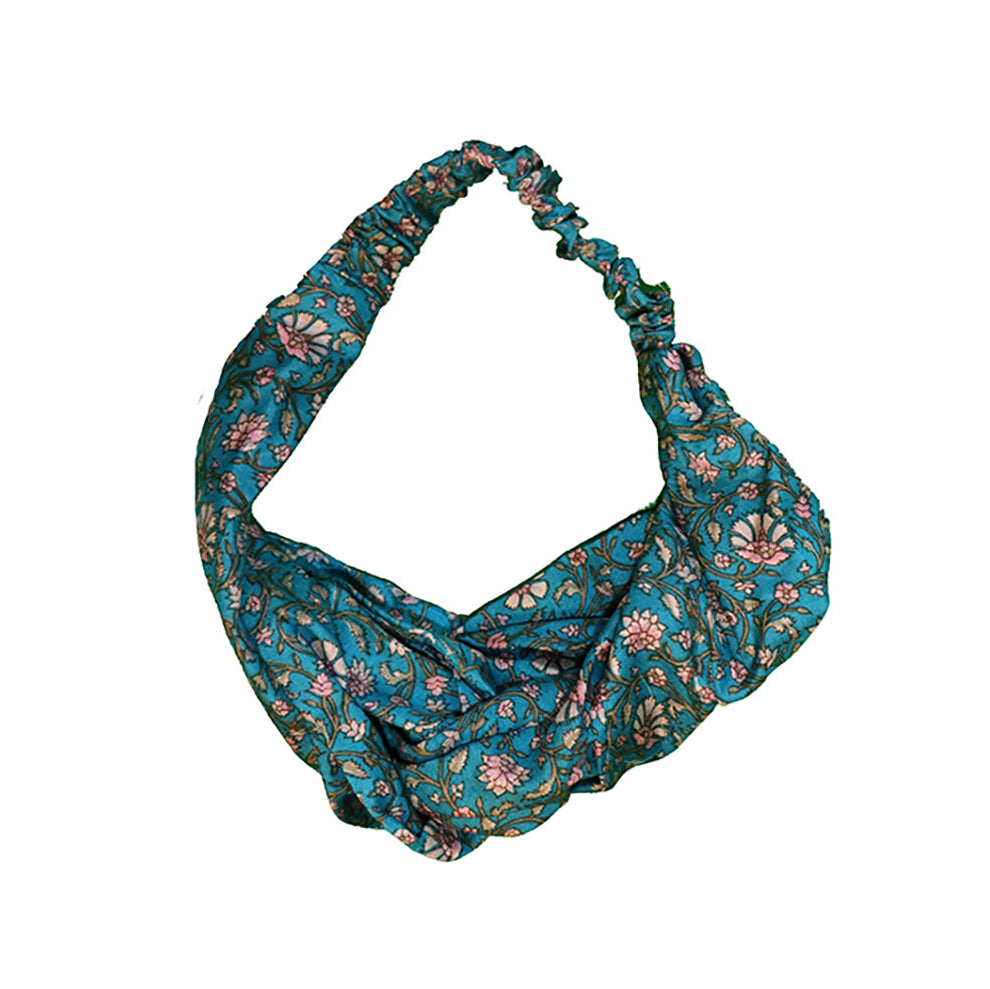 Sari silk hair hand