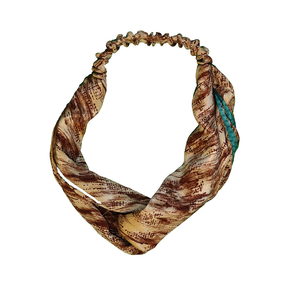 Sari silk hair hand