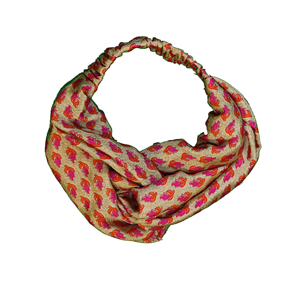 Sari silk hair hand