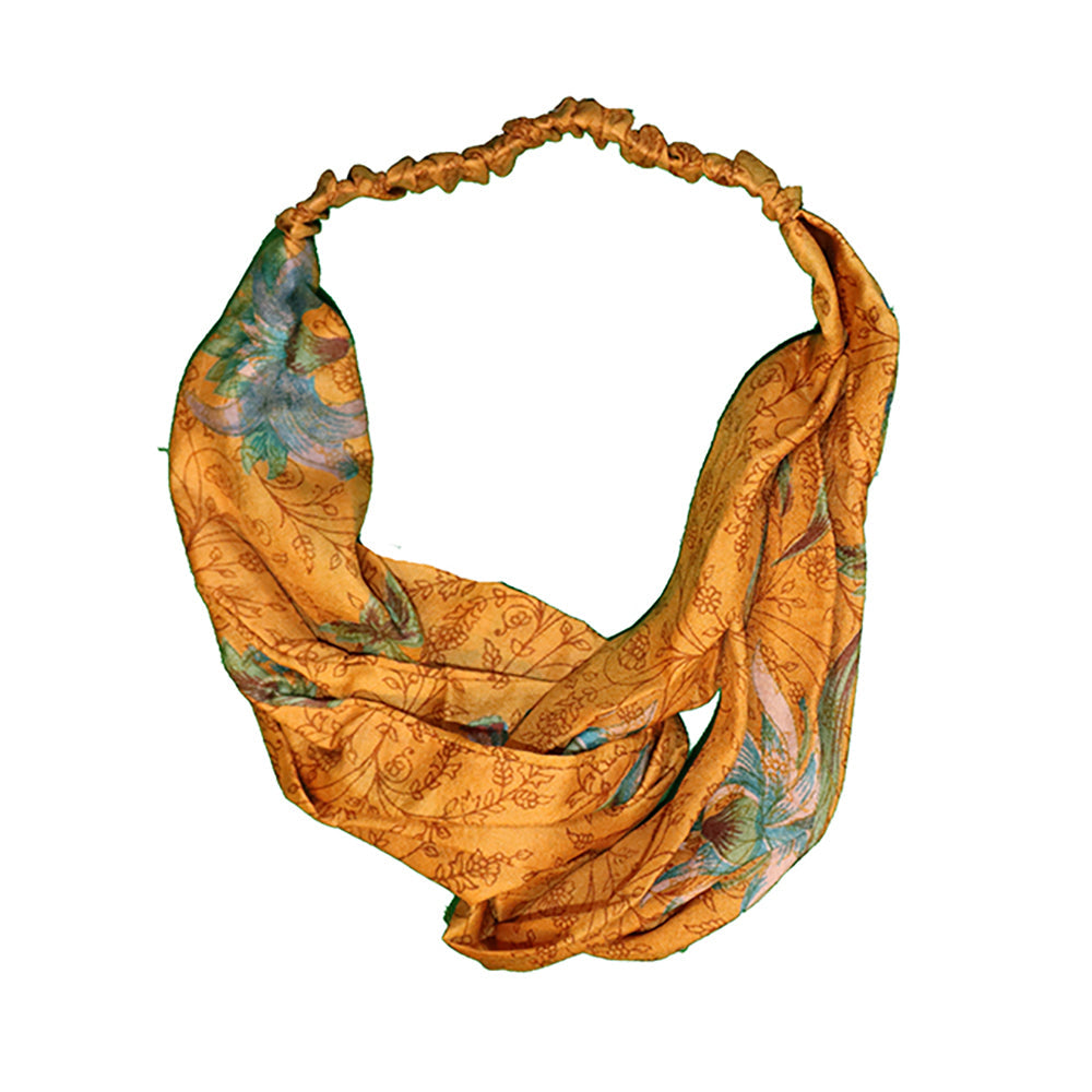 Sari silk hair hand