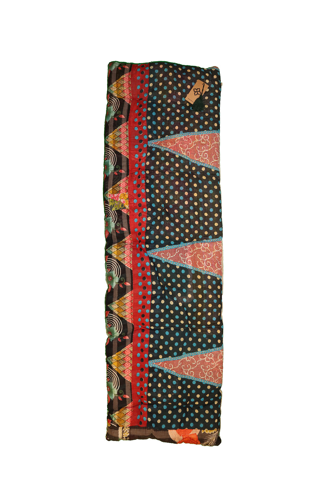 Kantha vintage bænkhynde 45*150 cm bomuld