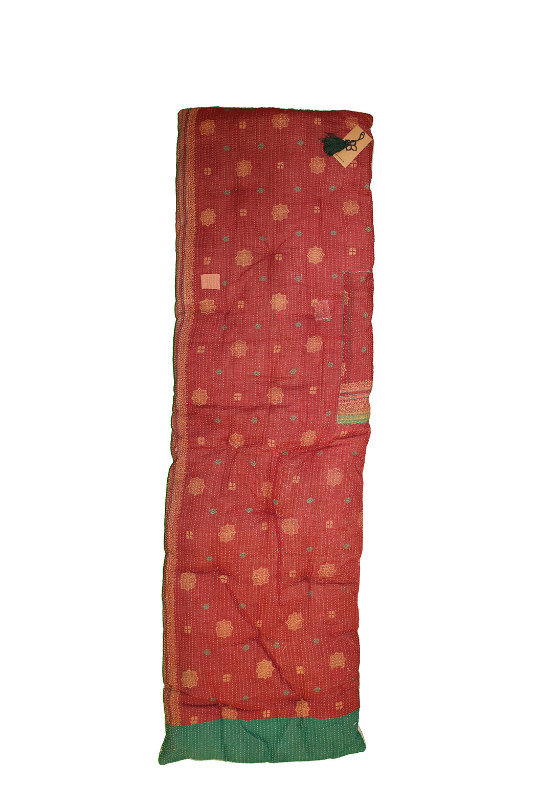 Kantha vintage bænkhynde 45*150 cm bomuld