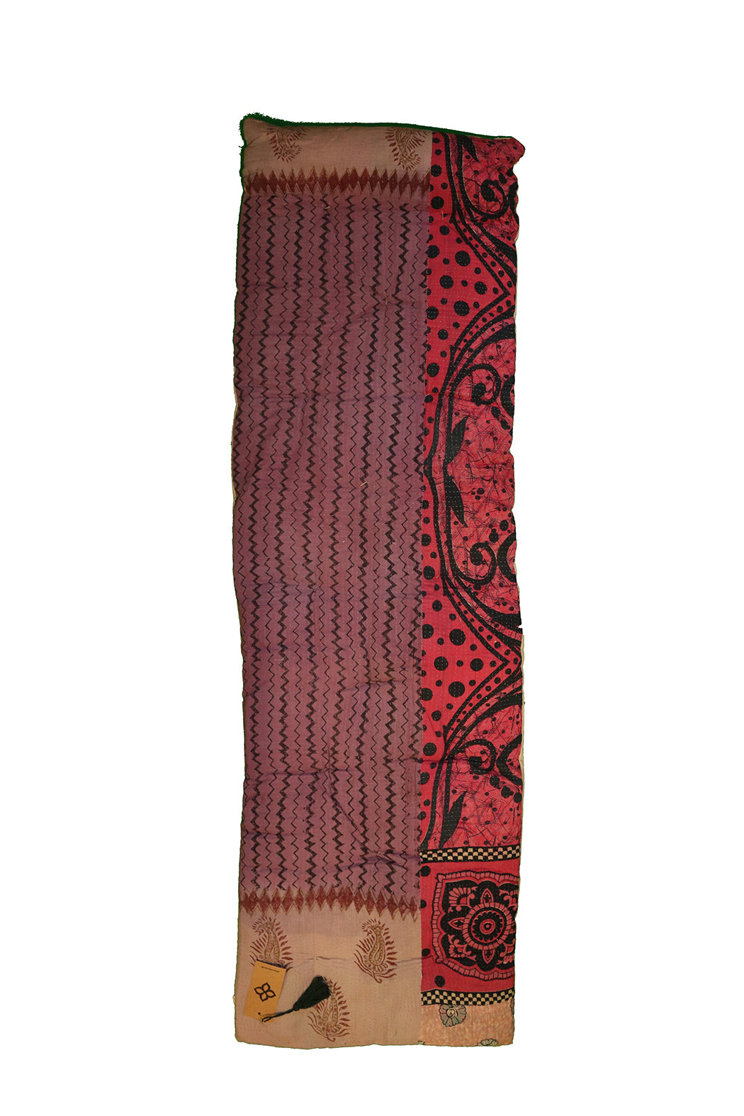Kantha vintage bænkhynde 45*150 cm bomuld