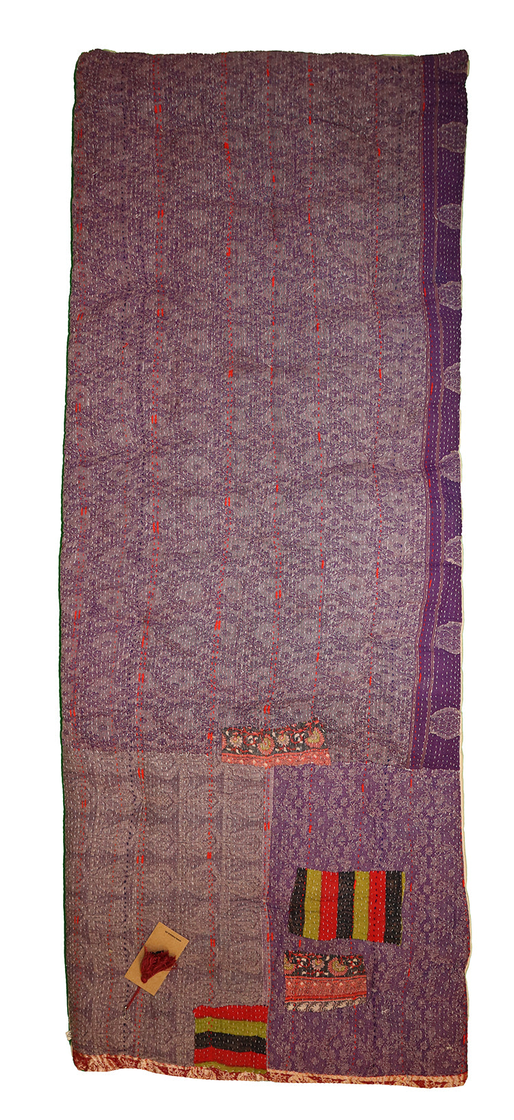 Kantha vintage rullemadras 55*150 cm bomuld