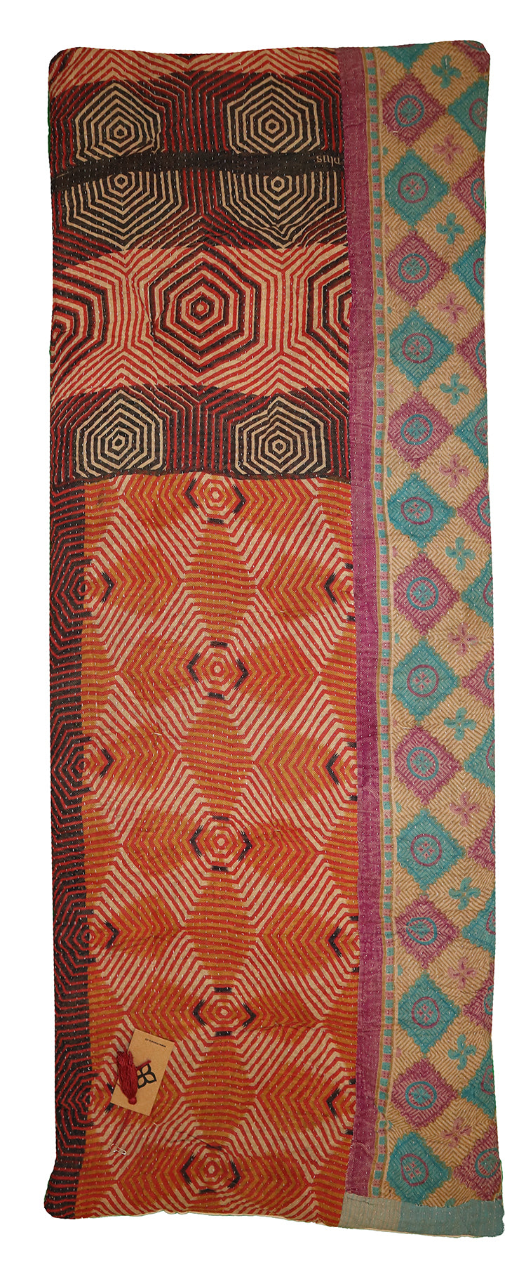 Kantha vintage rullemadras 55*150 cm bomuld