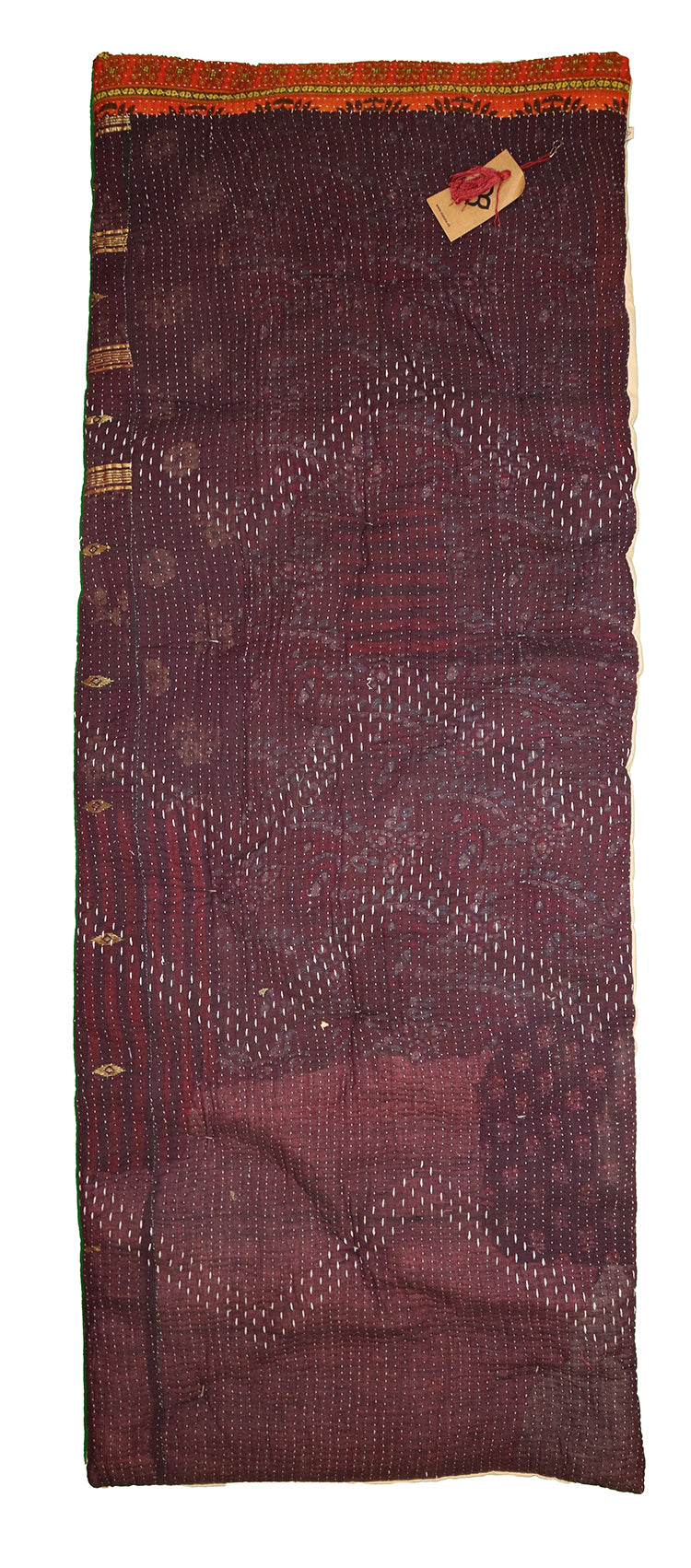 Kantha vintage rullemadras 55*150 cm bomuld