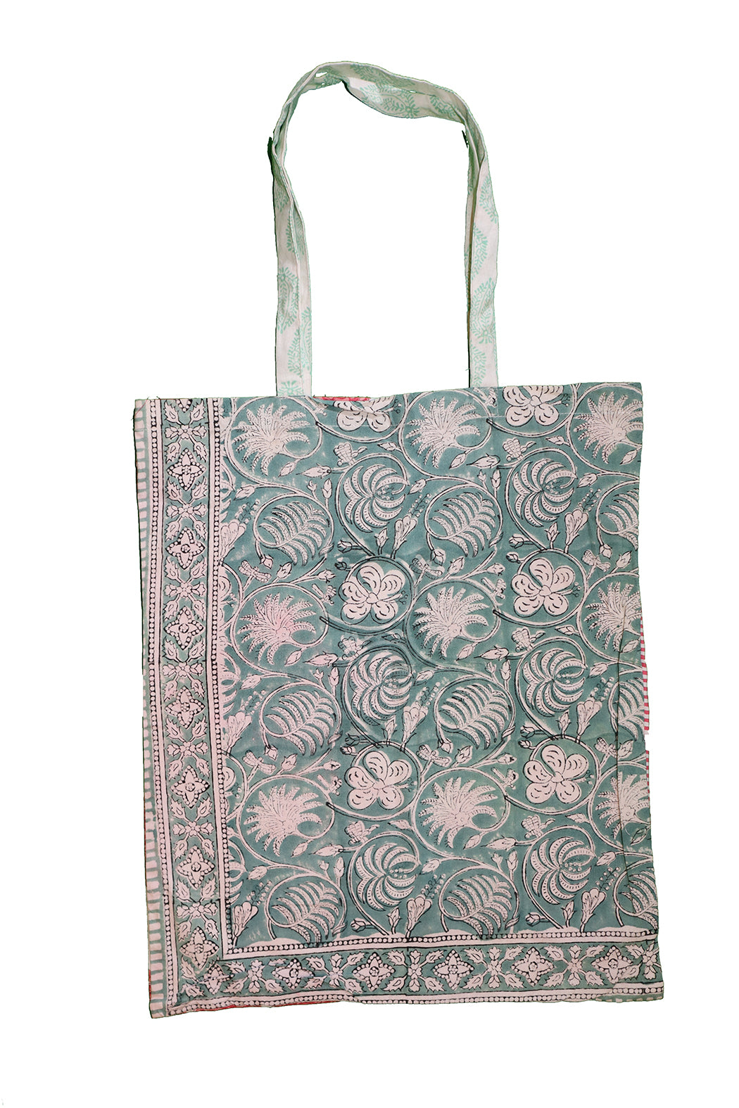 Block print cotton net 40*44 cm
