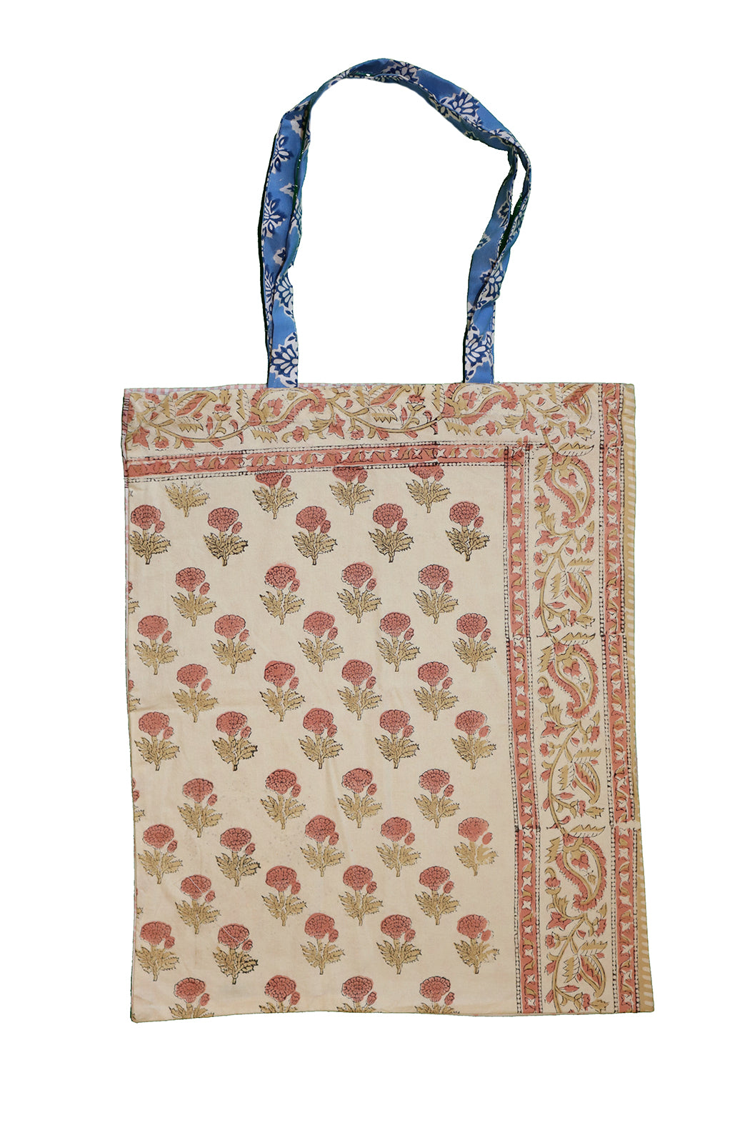 Block print cotton net 40*44 cm