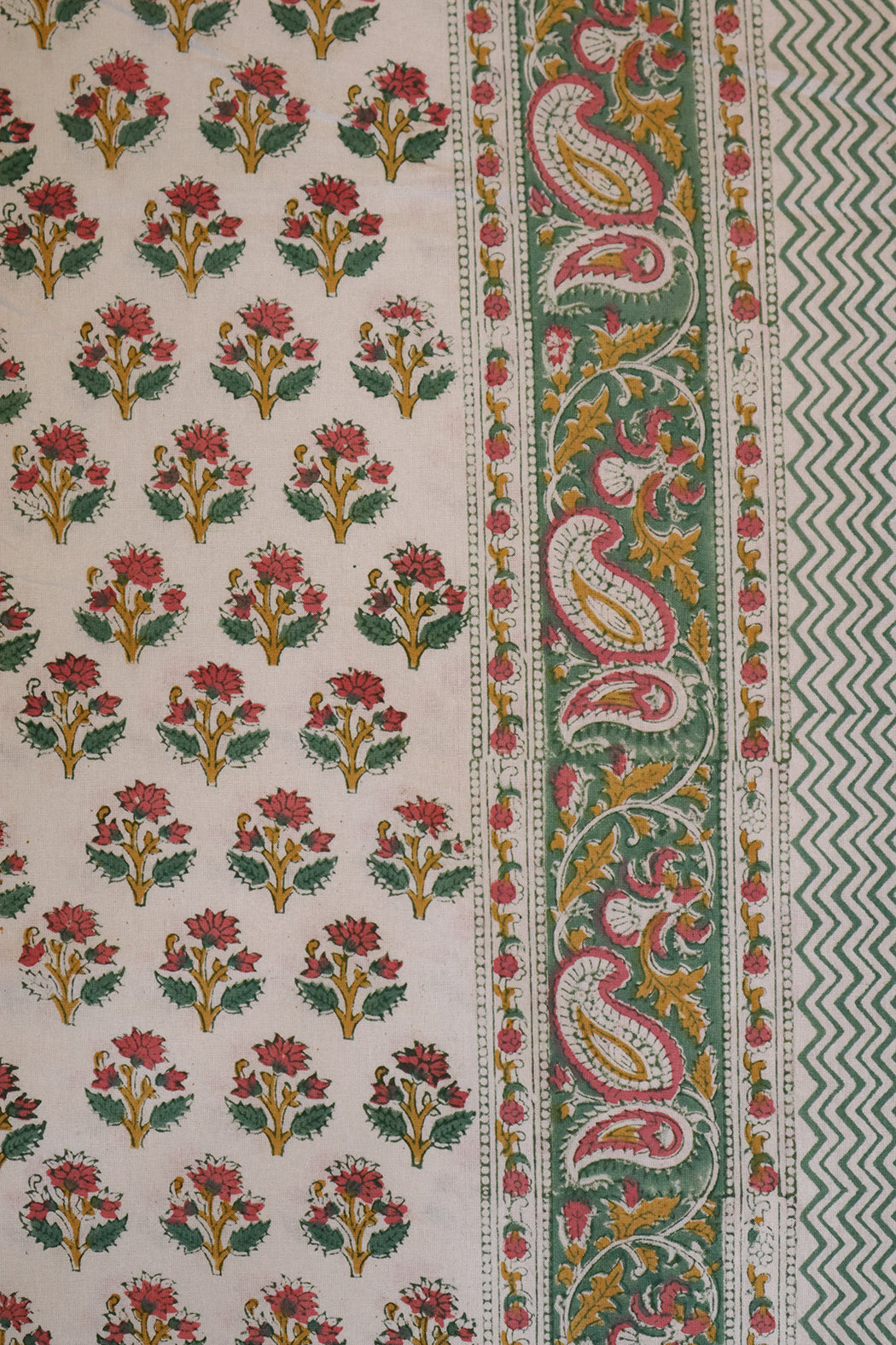 Block print tablecloth 150*220 cm cotton