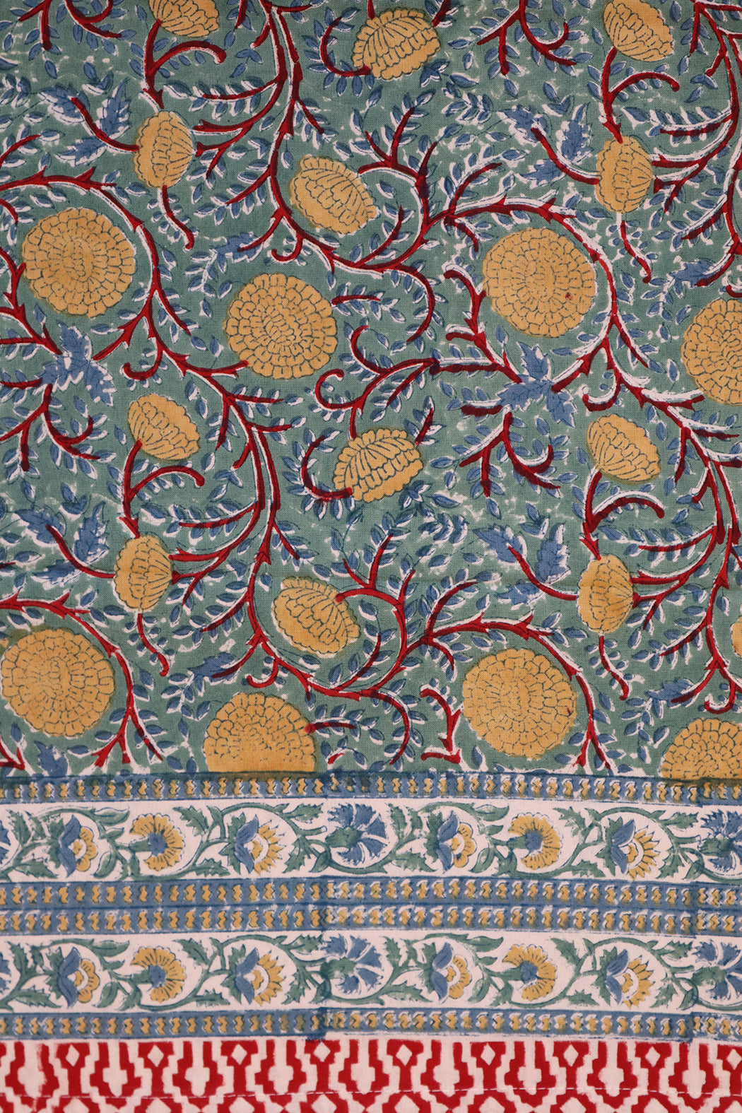 Block print tablecloth 150*220 cm cotton