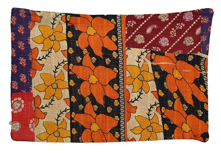 Sari vintage kantha pude 40*60 cm