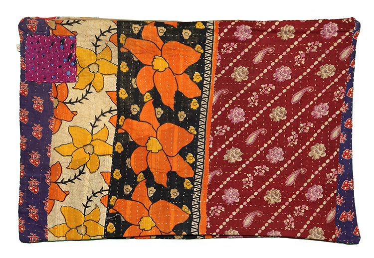 Sari vintage kantha pude 40*60 cm