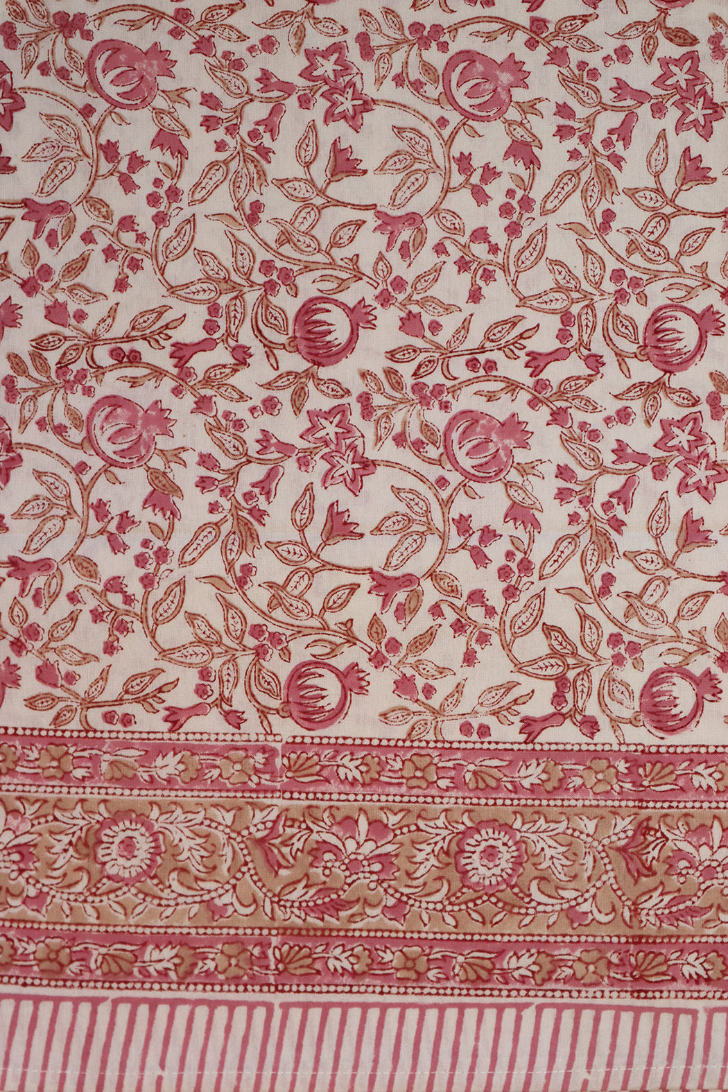Block print tablecloth 150*220 cm cotton