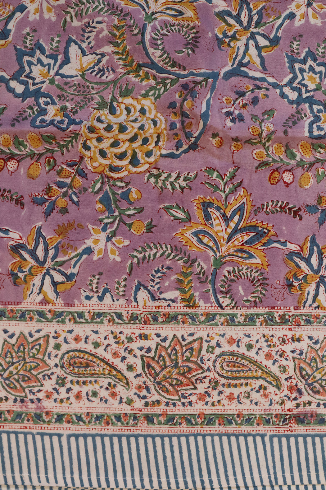 Block print tablecloth 150*220 cm cotton