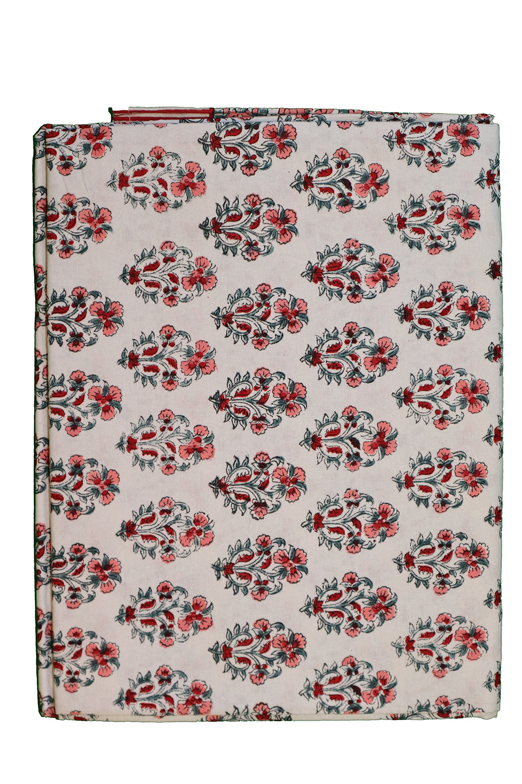 Tischdecke mit Blockdruck, 150 x 220 cm, Baumwolle