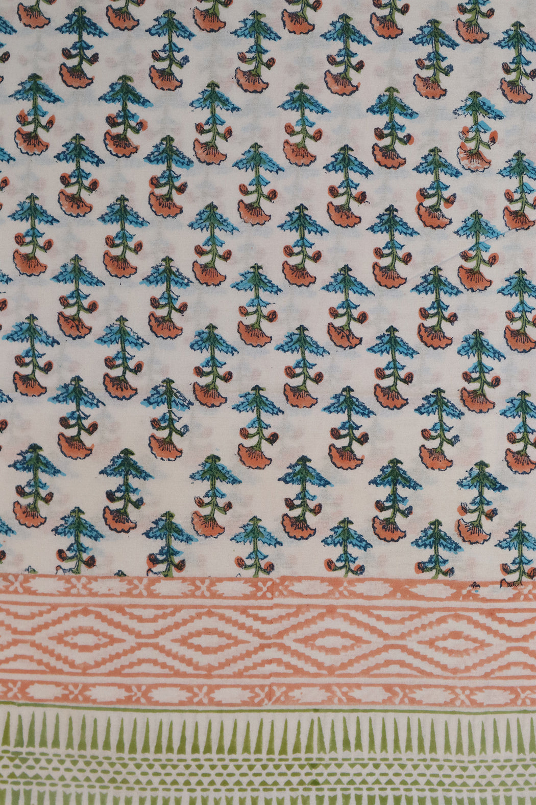 Block print tablecloth 150*220 cm cotton