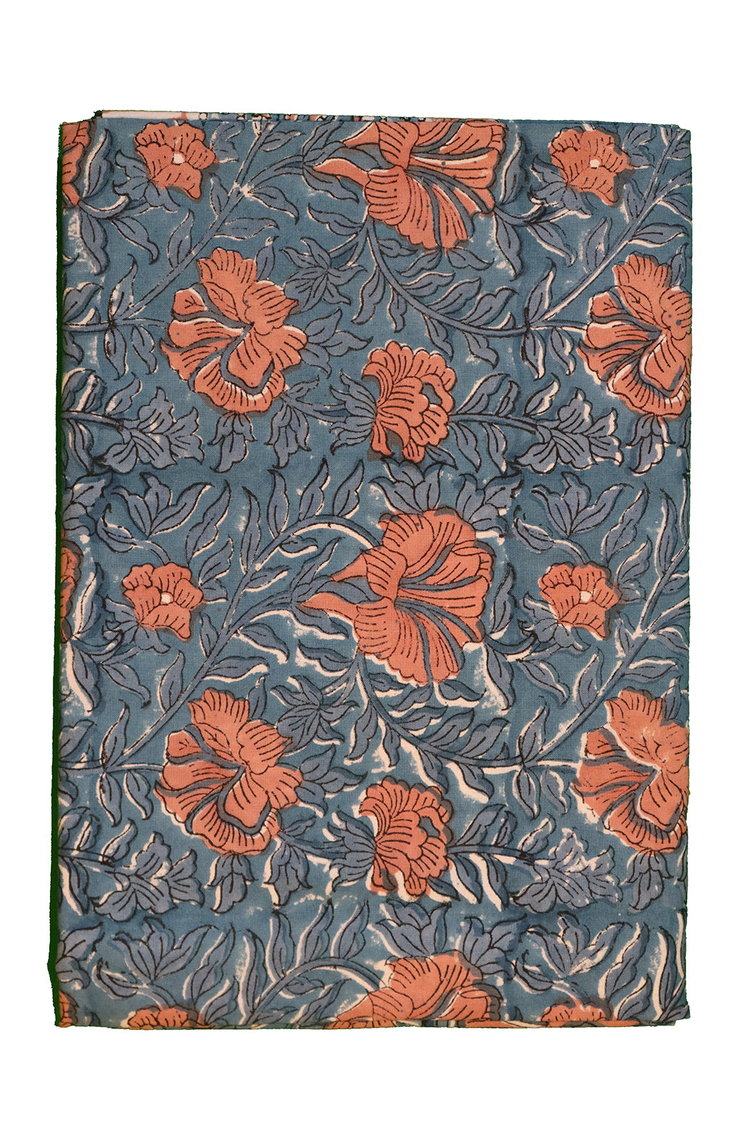 Tischdecke mit Blockdruck, 150 x 220 cm, Baumwolle