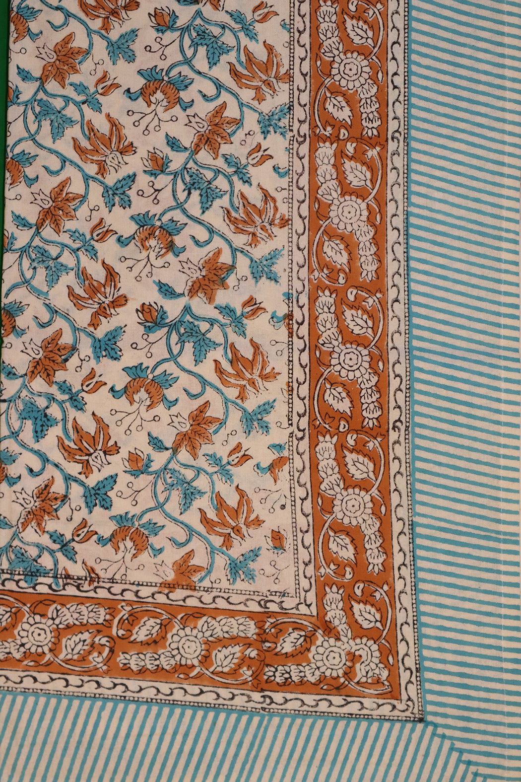 Block print tablecloth 150*220 cm cotton