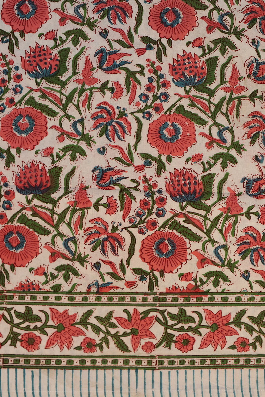 Block print tablecloth 150*220 cm cotton