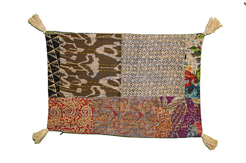 Kantha stonewash pude 40*60 cm, bomuld