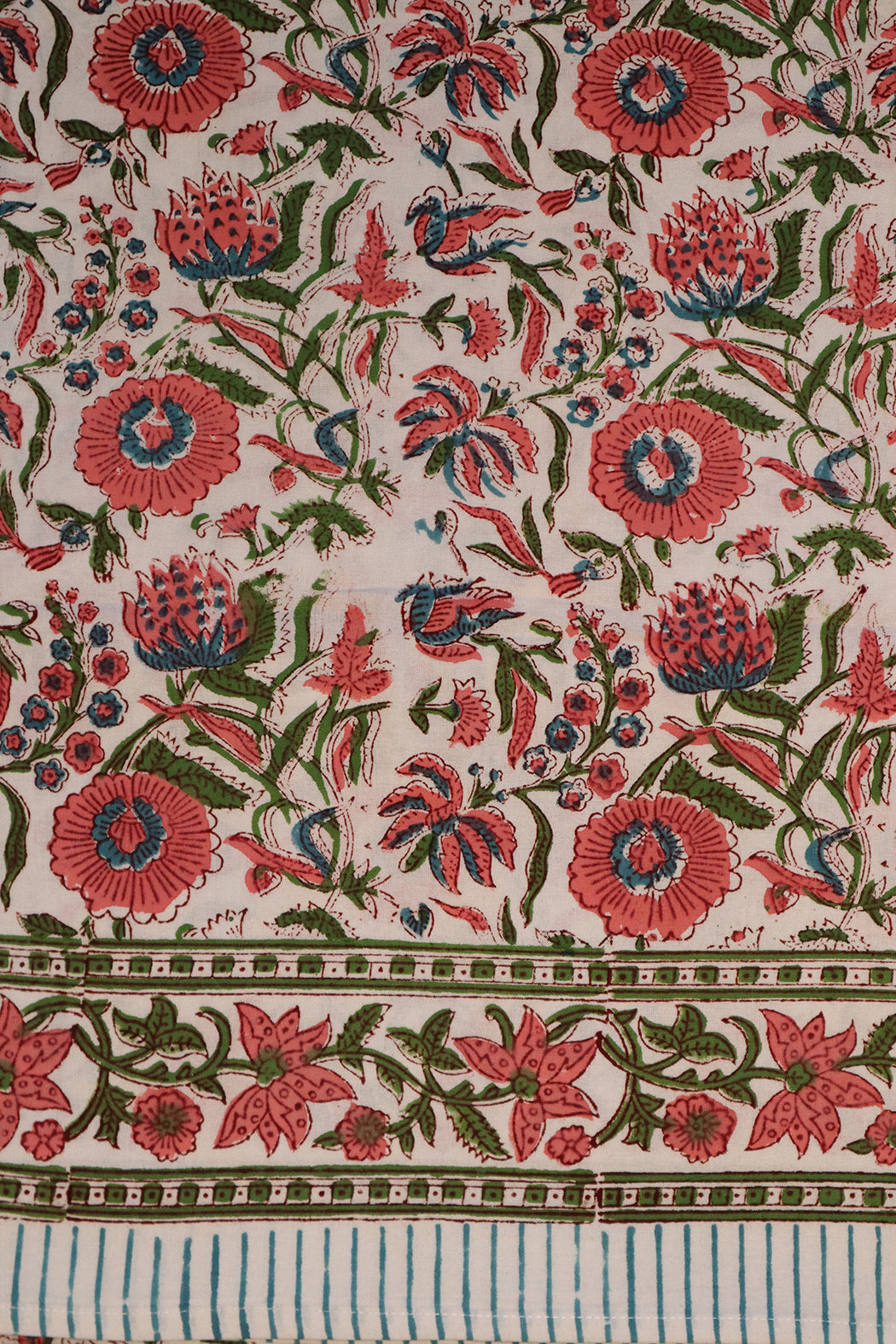 Block print tablecloth 150*220 cm cotton
