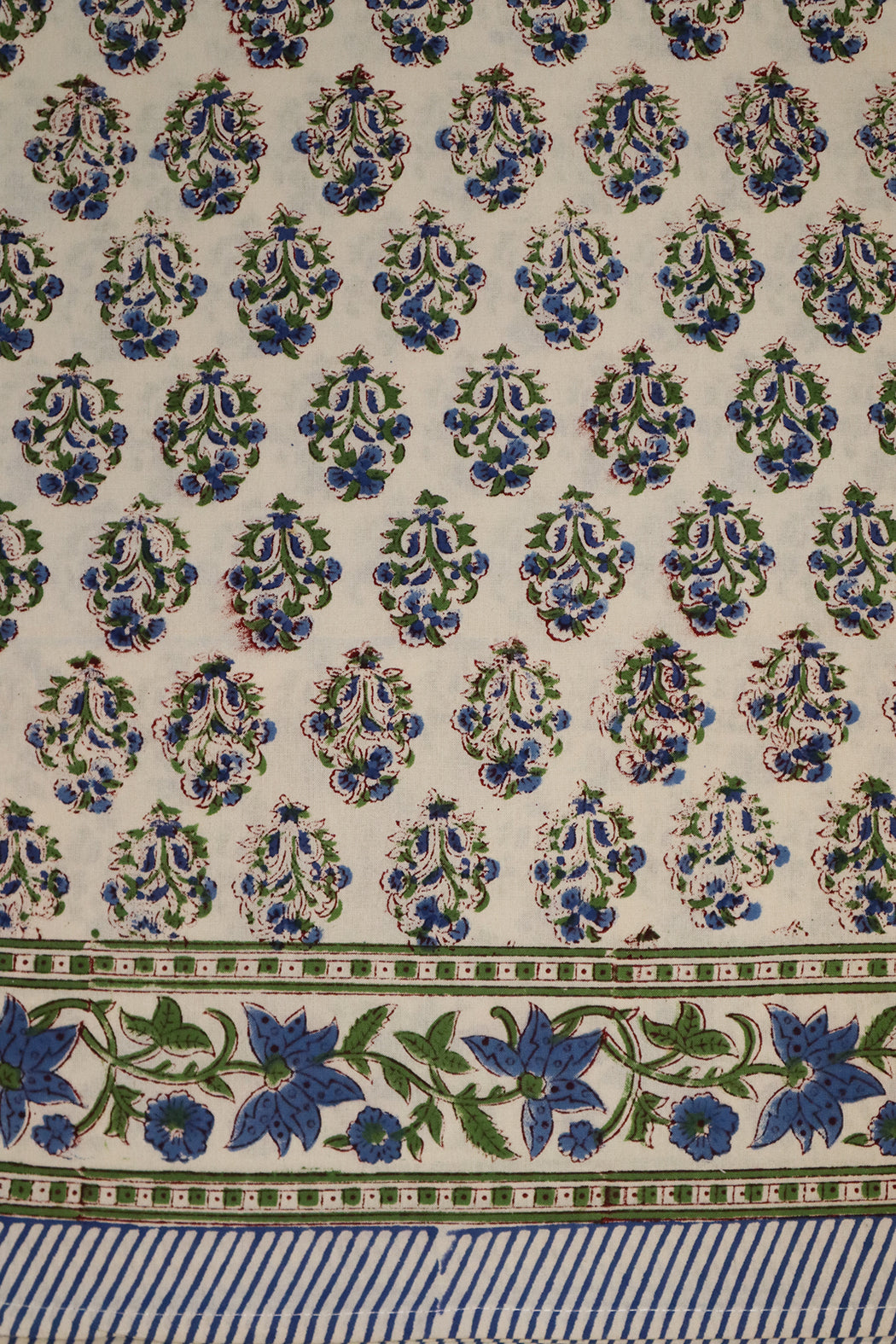 Block print tablecloth 150*220 cm cotton