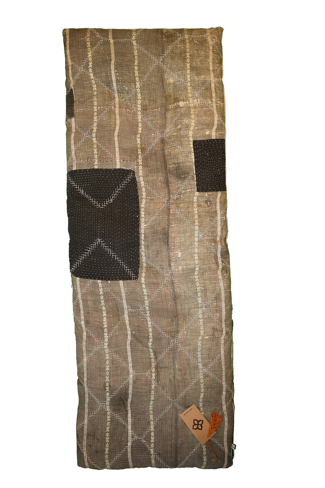 Kantha vintage bænkhynde 45*120 cm bomuld