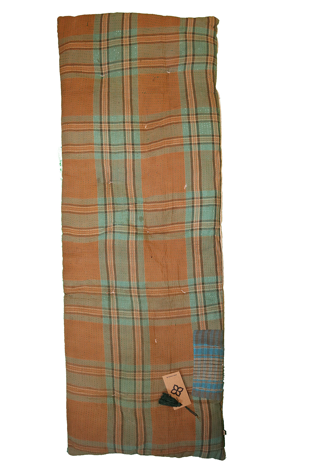 Kantha vintage bænkhynde 45*120 cm bomuld