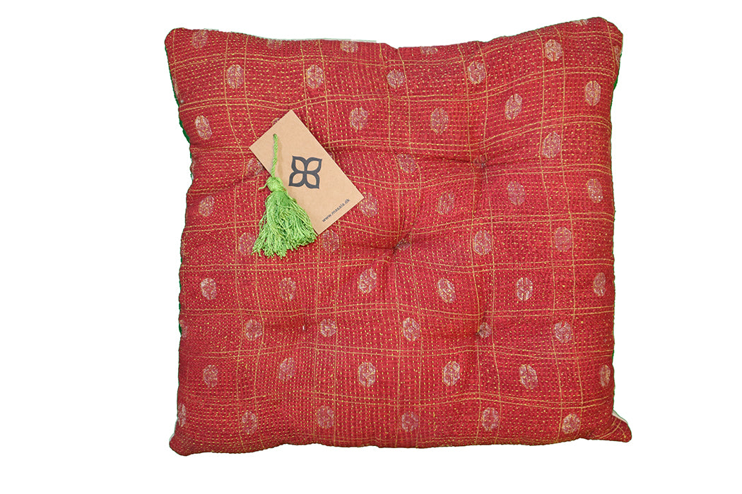 Kantha Vintage Kissen 40*40 cm Baumwolle