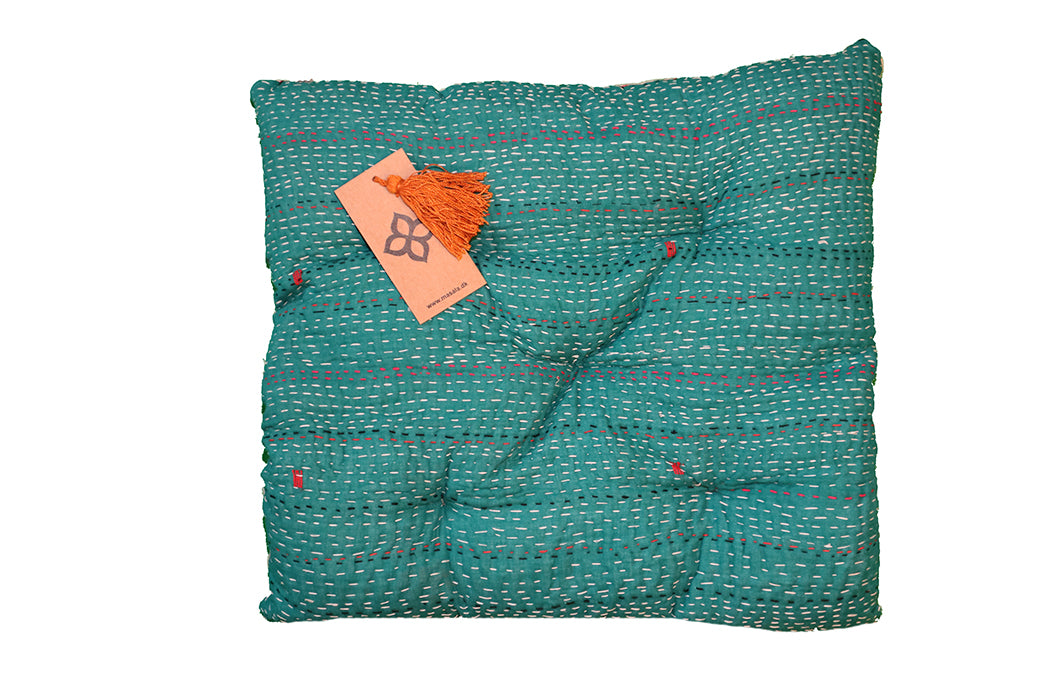 Kantha Vintage Kissen 40*40 cm Baumwolle