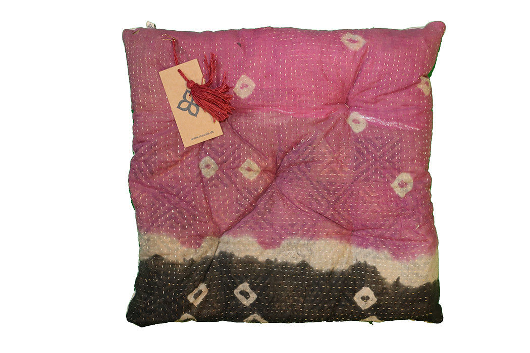 Kantha Vintage Kissen 40*40 cm Baumwolle