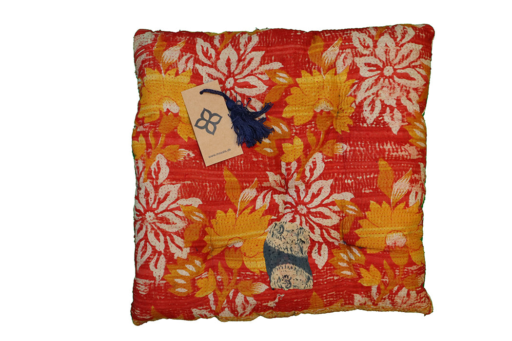 Kantha vintage chair pad 40*40 cm cotton
