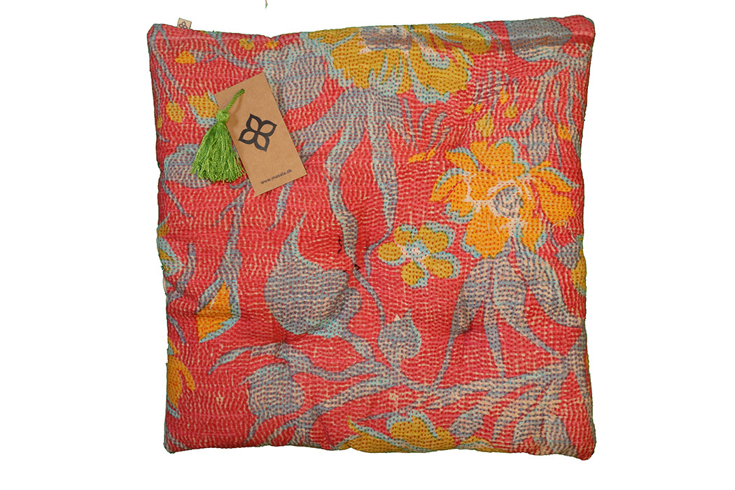 Kantha vintage chair pad 40*40 cm cotton
