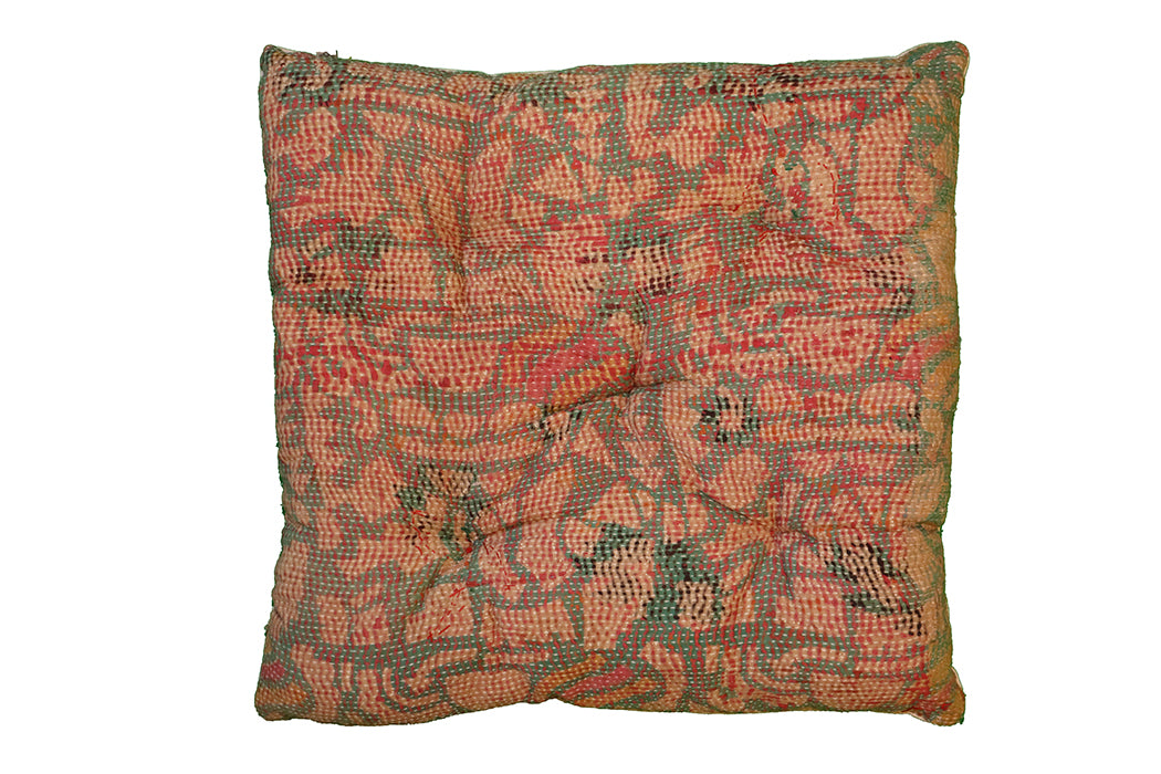 Kantha vintage chair pad 40*40 cm cotton