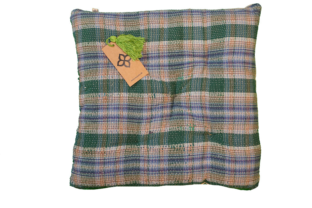 Kantha vintage chair pad 40*40 cm cotton