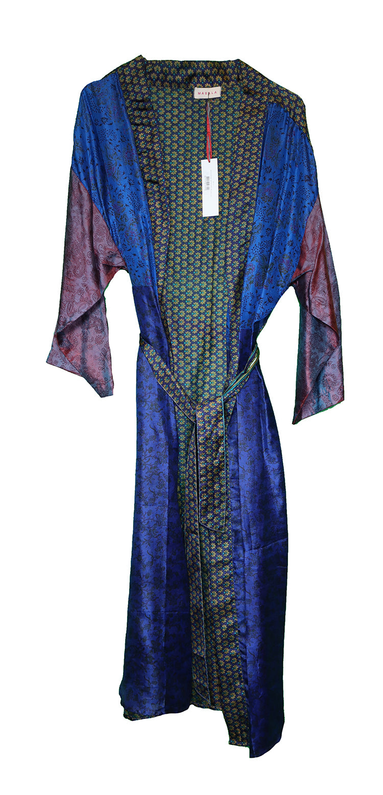 Alma vintage sari silke kimono