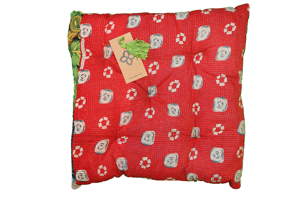 Kantha vintage chair pad 40*40 cm cotton