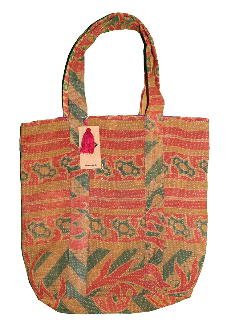 Kantha sari shopper 46*43 cm