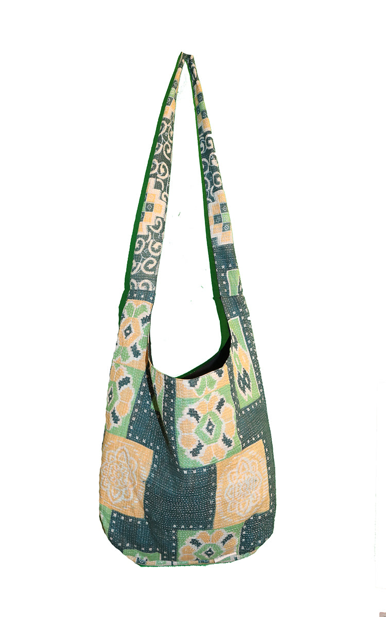 Kantha crossbody taske